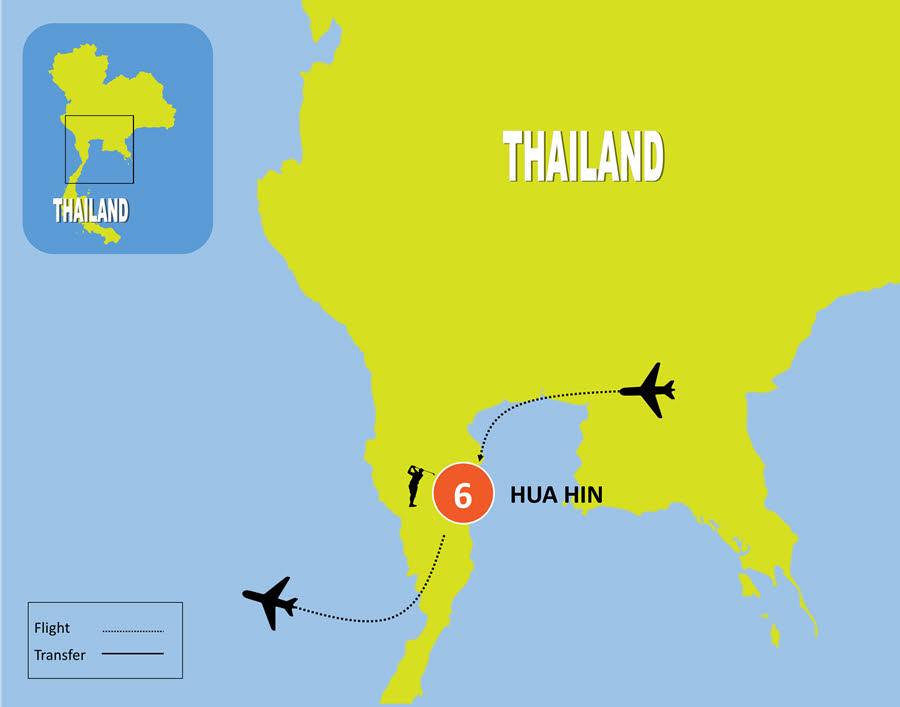 7 day Thailand Luxury Golf Package - Hua Hin